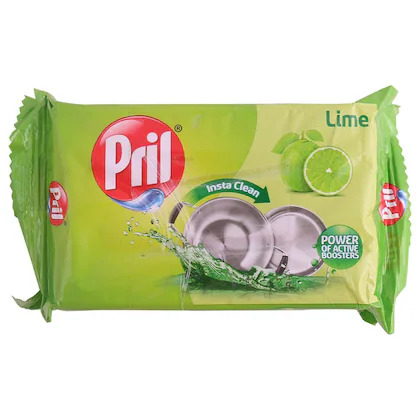 Bulk Deal - Pril Lime Insta Clean Dishwash Bar 200 g*3 ( Pack of 10 )