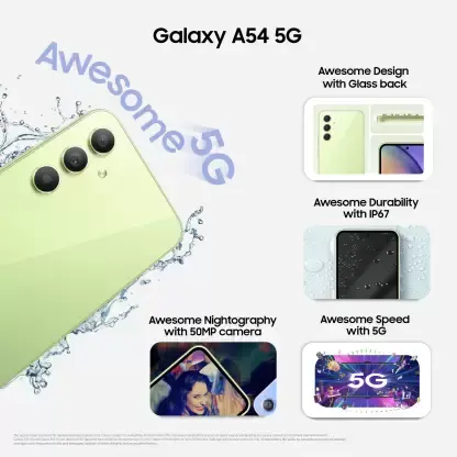 Samsung Galaxy A54 5G 8GB Ram 256GB Storage