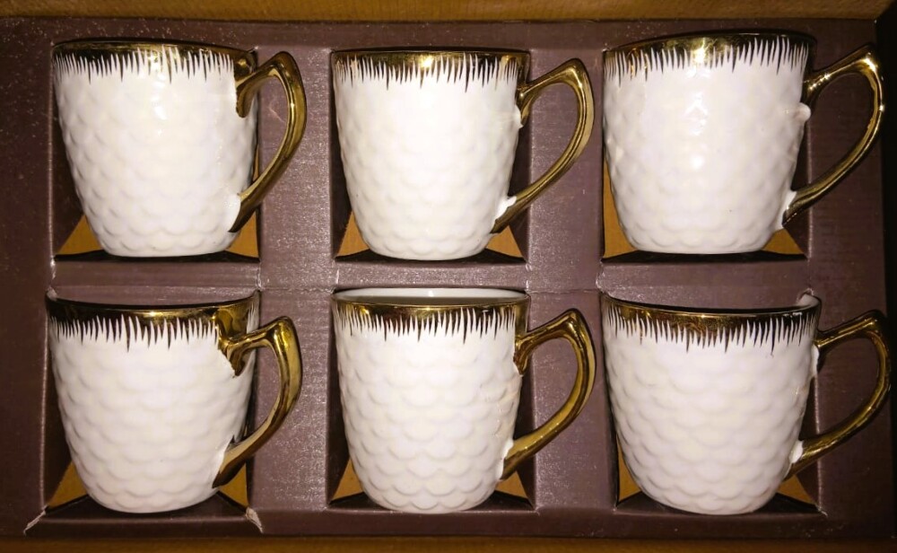 Saavitr Ceramics Coffee Mug Set Og 6 (Charm Coffe Mug (6-PC-Set)-1082 56857
