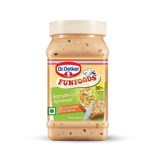 Dr. Oetker Fun Foods Veg Spread Cucumber Carrot, 250G
