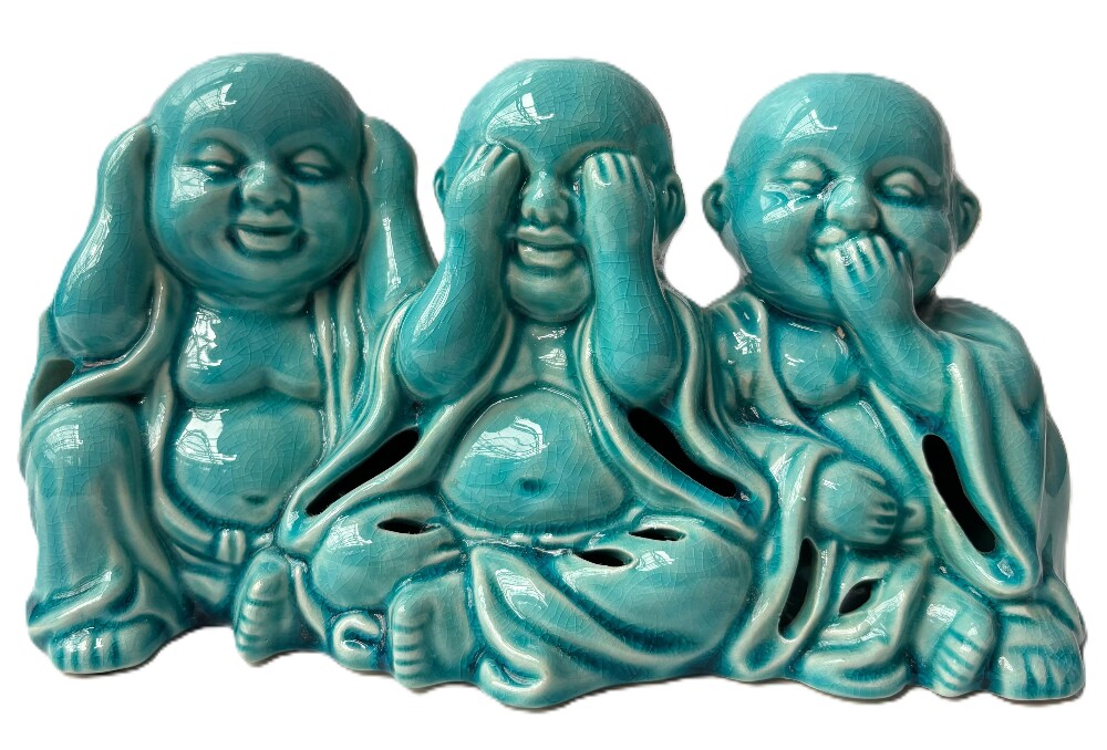 Buddha 3 stateus Decore 1 pcs