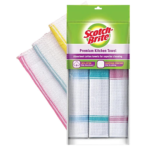 Scotch Brite Premium Kitchen Towel, 3N