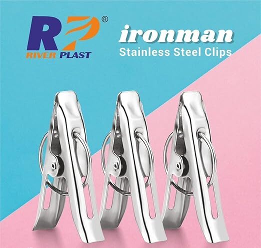 River Plast Ironman Jumbo Steel Clip (6Pcs.)