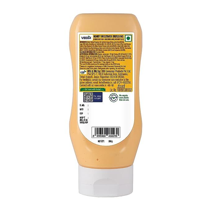 VEEBA Honey Mustard Dressing, 300 g