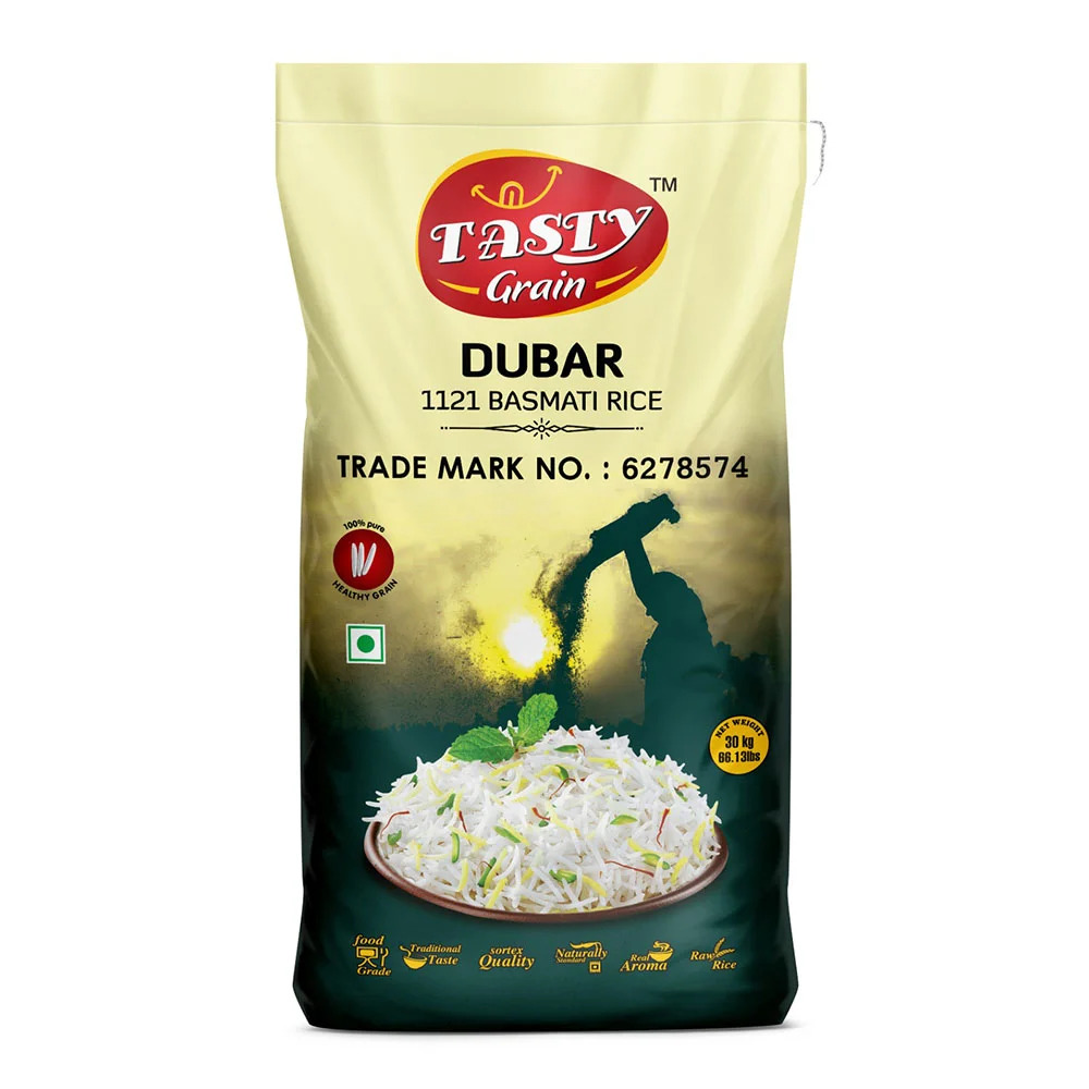 Tasty Grain Dubar 1121 Basmati Rice 30Kg