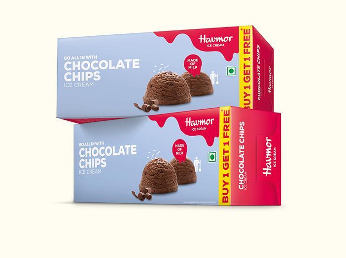 Havmor Chocolate Chips Ice Cream 700 ml