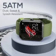 boAt Wave Select with 1.69" HD Display, upto 10 Days Battery, HR & SpO2 Monitoring Smartwatch  (Green Strap, Free Size)