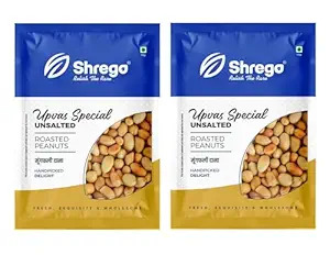 Shrego Upvas Special Unsalted Roasted Peanuts 180g