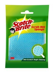 Scotch-Brite Scrub Net Sponge, 11 cm x 7 cm, 2 Pack