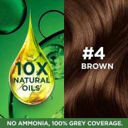 Garnier, Hair Colouring Creme, Long-lasting Colour, Smoothness & Shine, Color Naturals, Shade: 4 Brown, 70ml + 60g