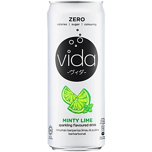 Vida Minty Lime Sparking Flavoured Drink 325ML