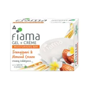 Fiama Gel CREAM Moisturizing Bar, Frangipani and Almond Cream, for creamy indulgence, 125 g bath soap