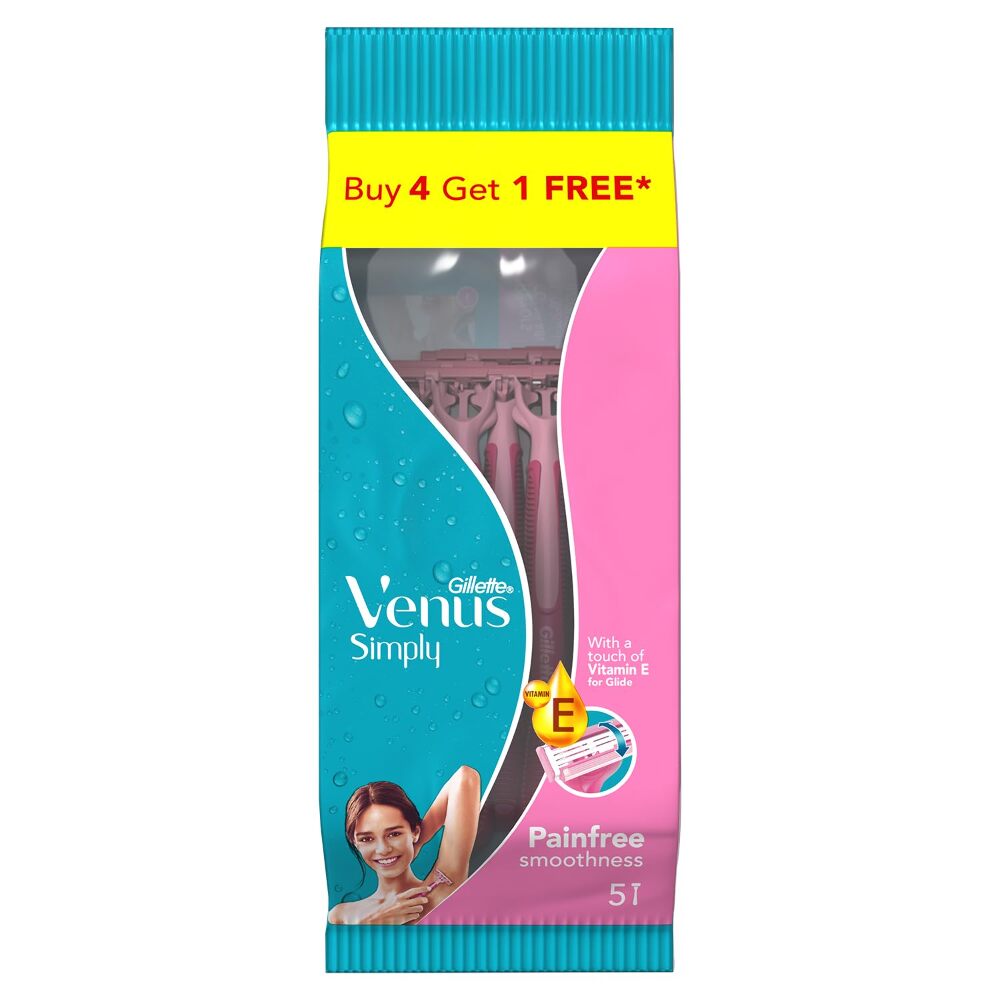 Gillette Venus Simply Razor Buy 4 Get 1 Free
