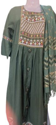 Women Solid Green Suit