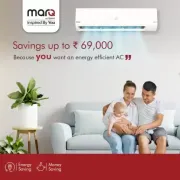 MarQ by Flipkart Convertible 4-in-1 Cooling 0.8 Ton 3 Star Split Inverter AC - White (083SIAA22W, Copper Condenser)