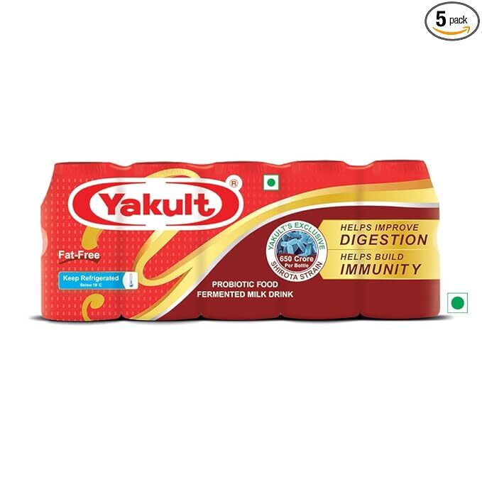 Yakult Original Fermented Dairy Based Drink, 65Ml*5