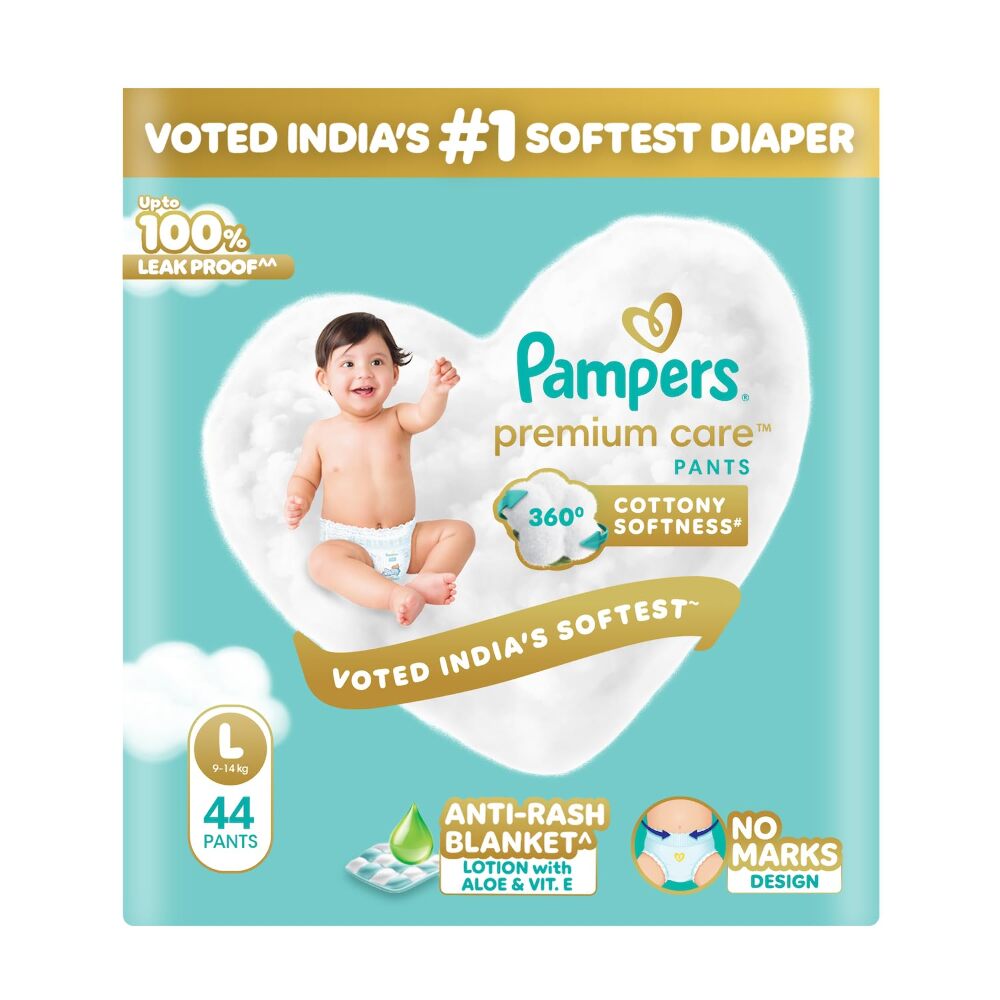 Pampers Premium Care Pants L 9-14Kg 44Pants