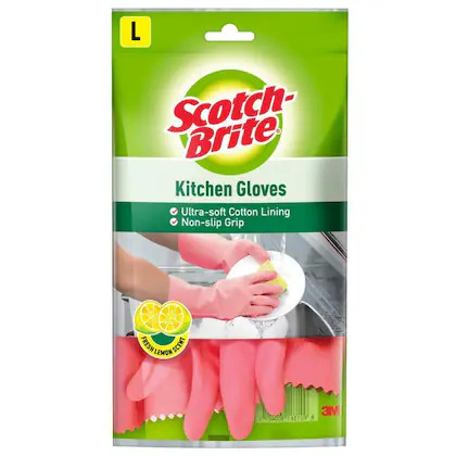 Scotch Brite Kitchen Gloves Large-2 11.5Cm