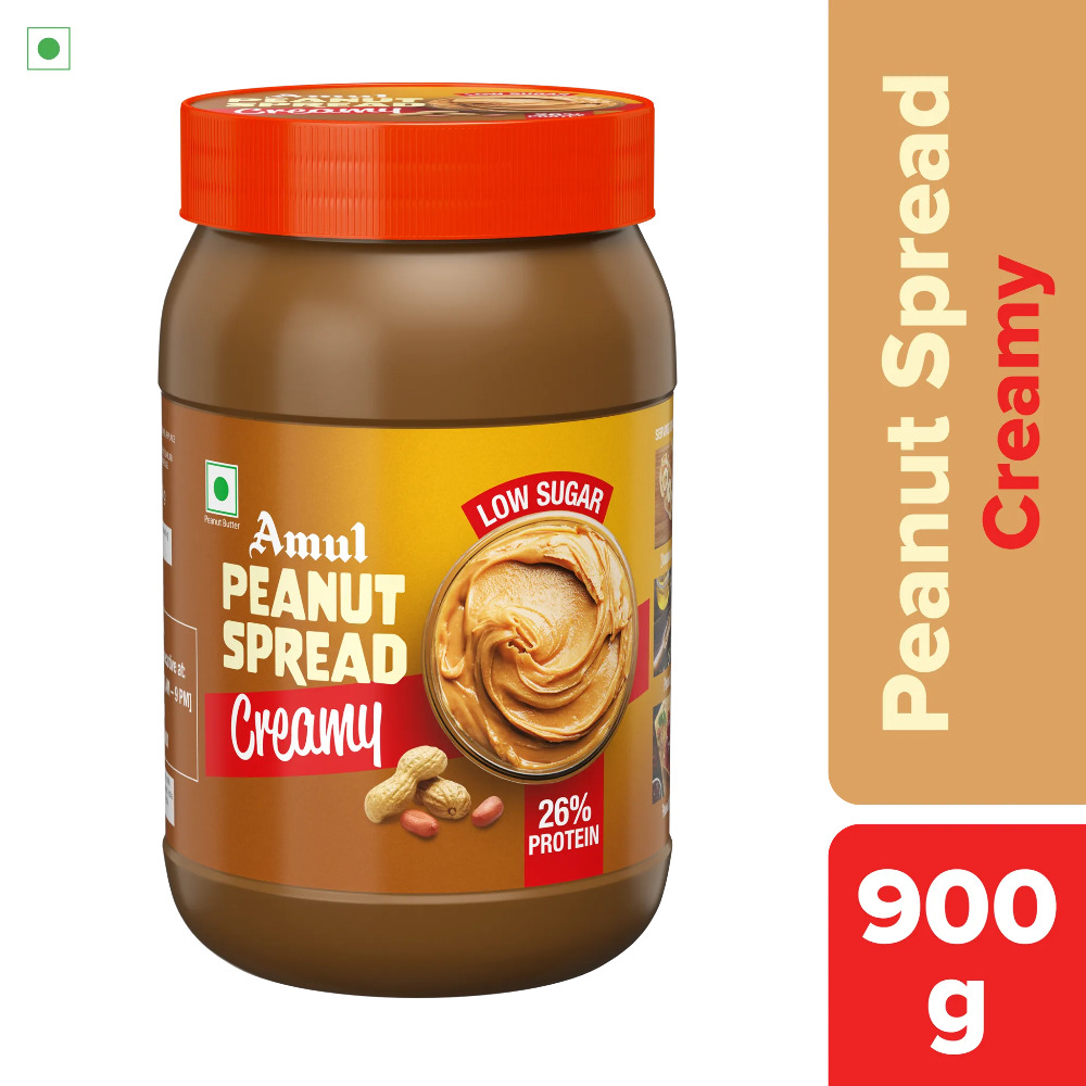 Amul Peanut Spread Low Sugar 900gm