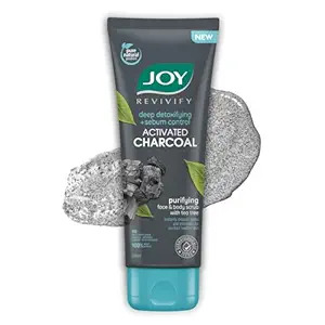 Joy Activated Charcoal PurifyingFace And Body Scrub 200ml