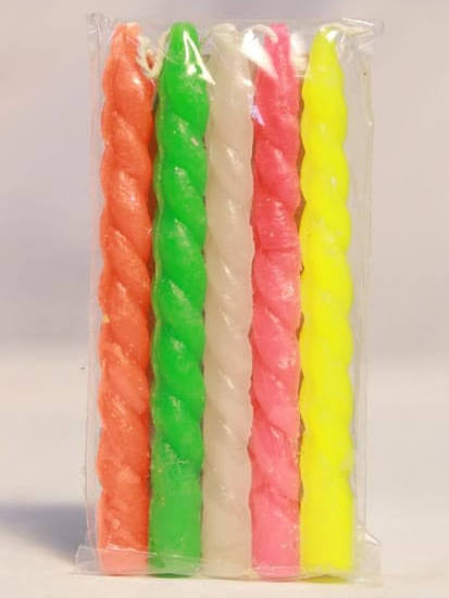 Spiral Candles Set of 12
