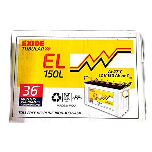 Exide Tubular EL 150L inverter battery
