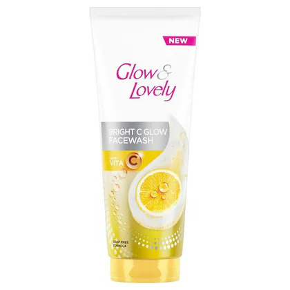 Glow & Lovely Bright C Glow Face Was, 100G