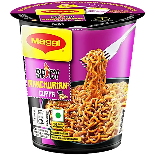 Maggi Spicy Manchurian Cuppa Noodles, 70.5g