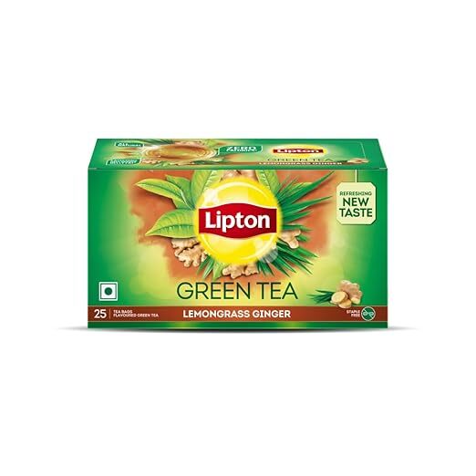 Lipton Green Tea Lemongrass Ginger 25 Tea Bags