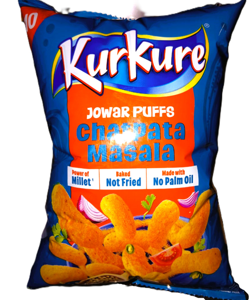 Kurkure Jowar Puffs Chatpata Masala, 25g
