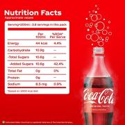 Coca-Cola Original Taste Soft Drink PET Bottle, 750 ml
