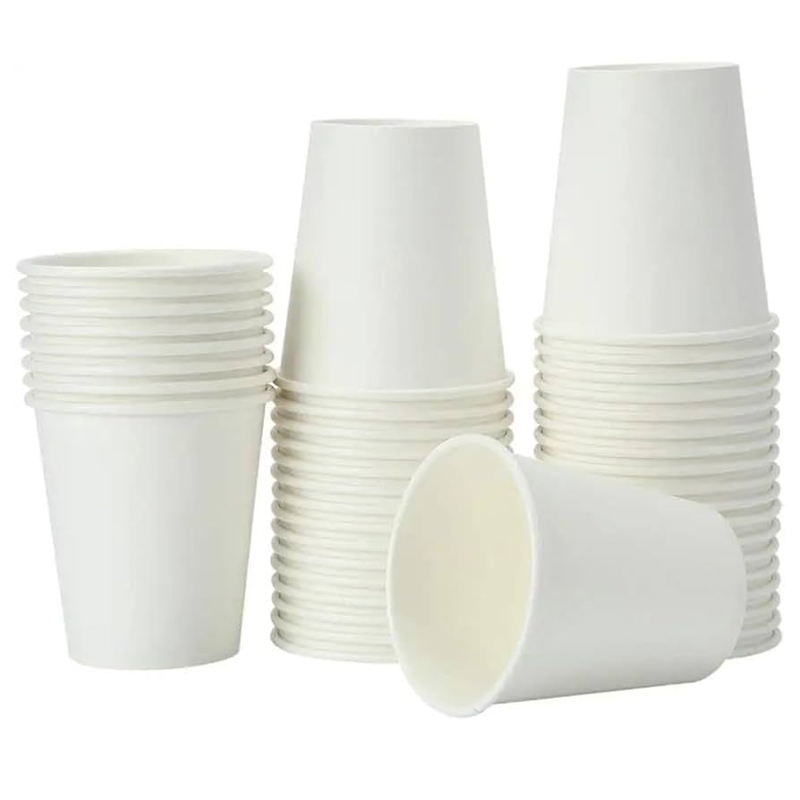 Paper Cup Plain 200ml Single Cup