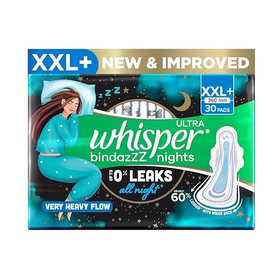 Whisper Ultra Bindazzz Nights XXL+ 360MM-30Pads