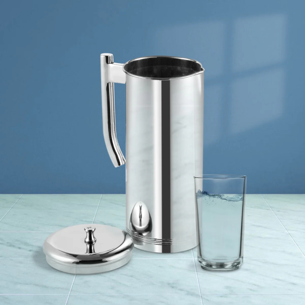 Vinod Stainless Steel Victoria Water Pitcher Jug 1.5L