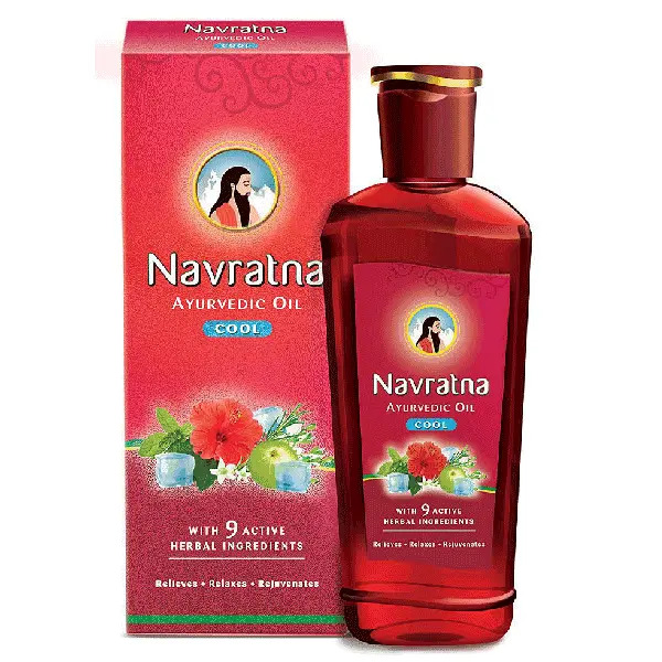 Navratna Ayurvedic Oil Cool 180ml