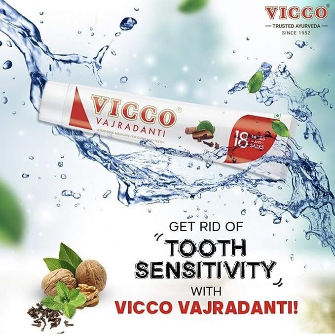 Vicco Vajradanti Ayurvedic Toothpaste, 100 g