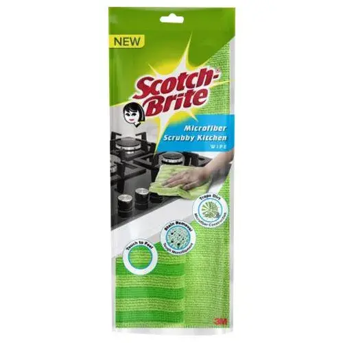 Scotch-Brite Microfiber Scrubby Kitchen Wipe, 30 cm x 36 cm, 1 Pack