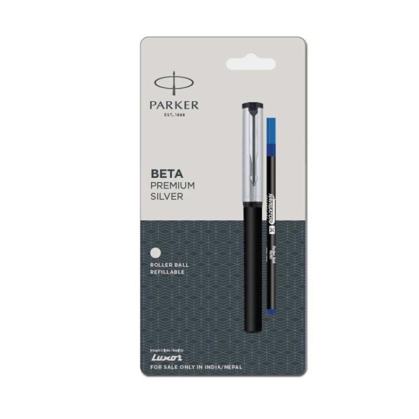 Parker Beta Premium Silver Roller Pen – 60ml