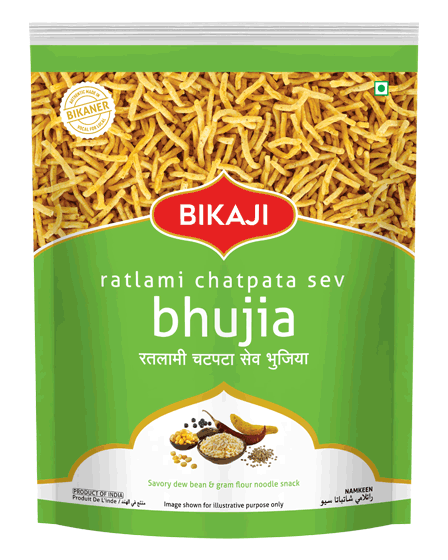 BULK DEAL- Bikaji Ratlami Chatpata Sev Bhujia, 400 gm (Pack of 10 )