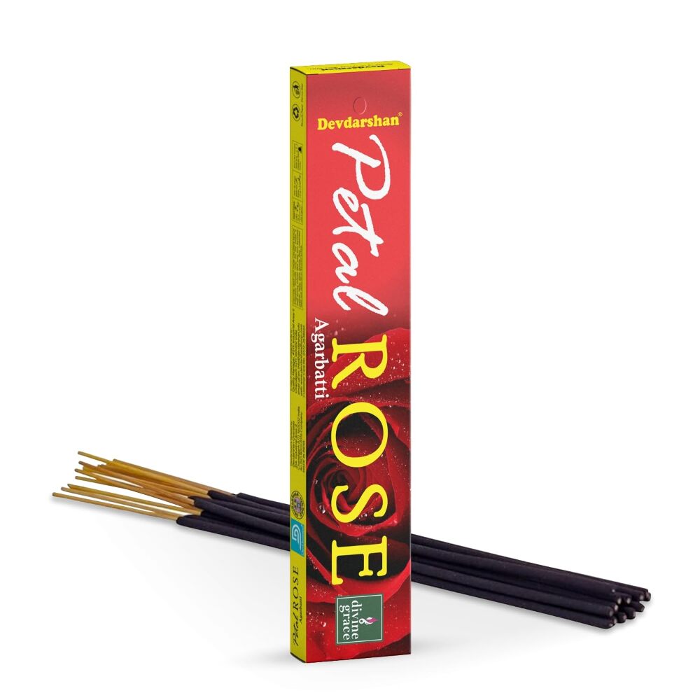 Devdarshan Petal Rose Agarbatti Divine Grace, 15g