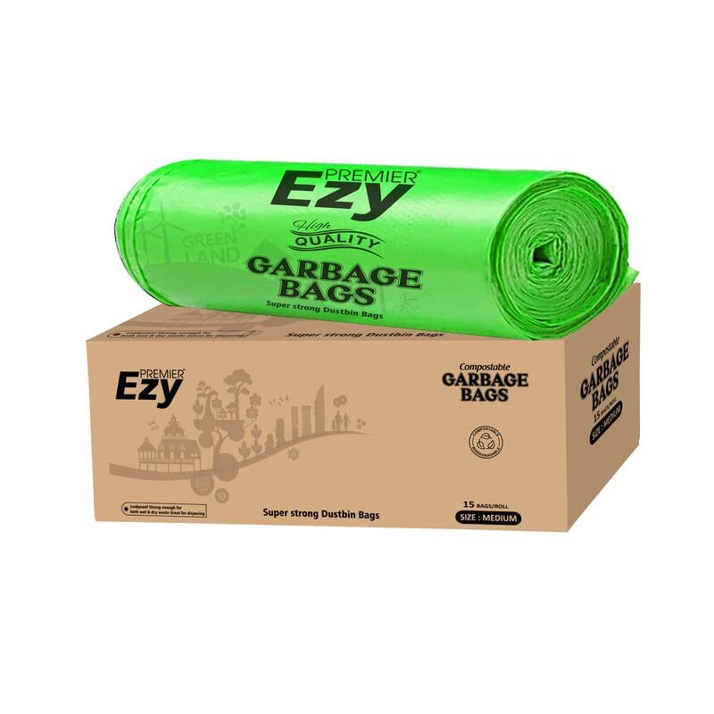 Premier Ezy Compostable Garbage Bags Medium 15N