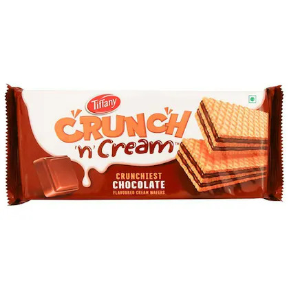Tiffany Crunch N Cream Crunchiest Chocolate Flavoured Cream Wafers 135g