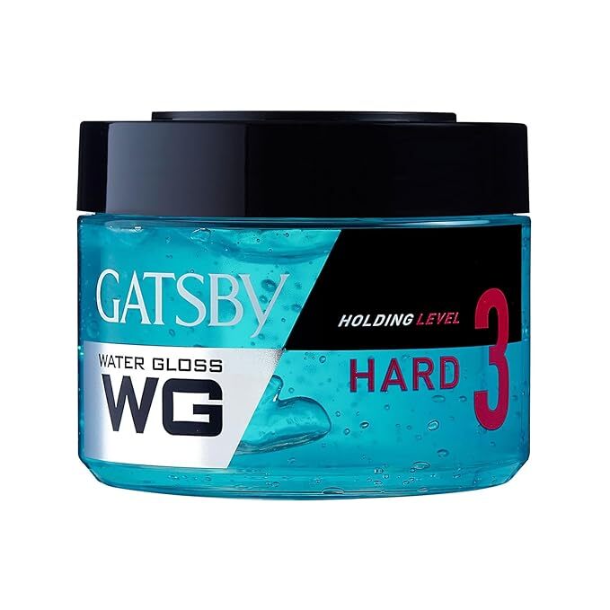 Gatsby Leather Water Gloss - Hard, Wet Look Hair Gel, Shine Effect, Long Lasting