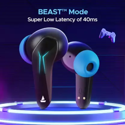 Immortal 128 Gaming Earbuds with Super Low Latency, RGB Lights, BEAST™️ Mode, 40HRS Playback, ENx™ Technology