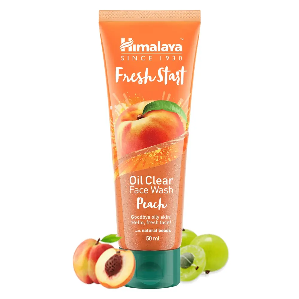 Himalaya Fresh Start Oil Clear Face Wash Peach, 100 ml
