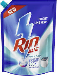 Rin matic top load bright lock technology 800ml