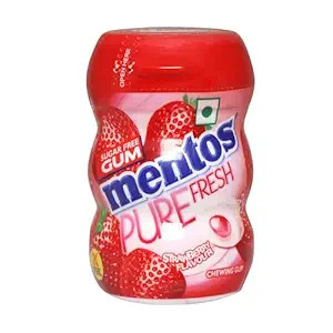 Mentos Pure Fresh Strawberry Flavour Chewing Gum 15.6GM