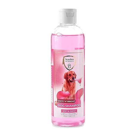 D&C PAWS Scoobee White ‘N’ Bright Dogs Shampoo Soft and Shiny (250 ml)