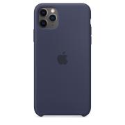 Iphone 11 Pro Max Silicon Back Cover  Blue