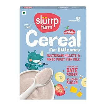 Slurrp Farm Cereal Multigrain Millets & Mixed Fruit With Milk 200GM